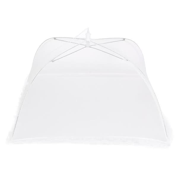 Maddække - Minifinker - Mesh cover - Sammenfoldelig - Genanvendelig - Hvid