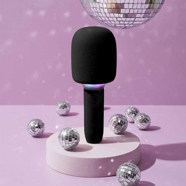 Lysende 2-i-1 mikro karaoke højttaler