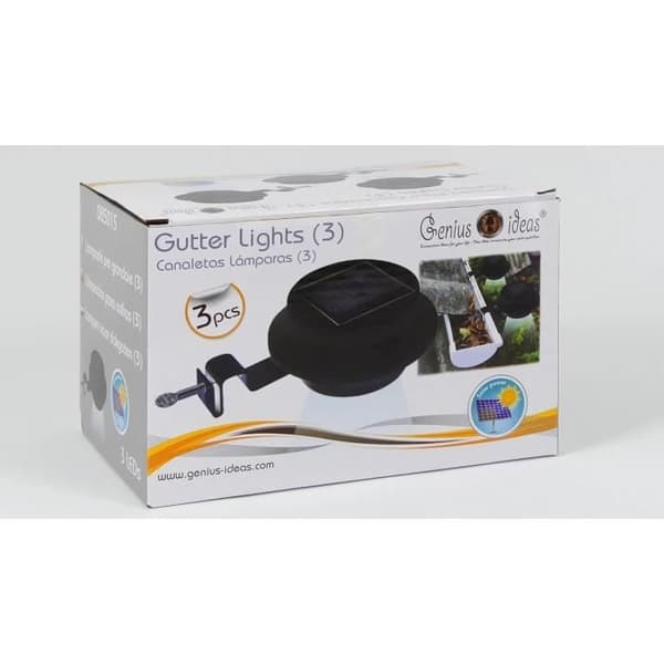 Solcellelampe - SANAG - Ose - Sort - LED - Udendørs - 3 stk.