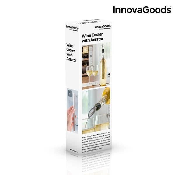 Vinkøler med belufter - InnovaGoods - Rustfrit stål - ABS - Elegant design