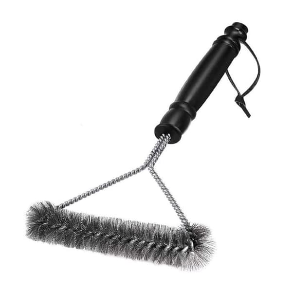 Grillbørste - Plancha 30 cm - Rustfrit stål - Hurtig rengøring - Hvid