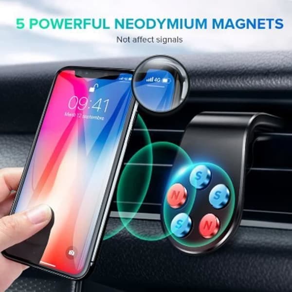 HTS Magnetisk telefonholder til bil