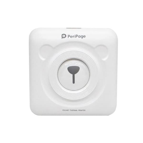 Peripage Pocket Thermal Printer - Vit - Bläckfri - Android och IOS Support