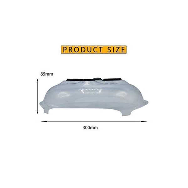 Mattskydd för matstänk - 30x8.5cm - Plast - Transparent - Stänkskydd