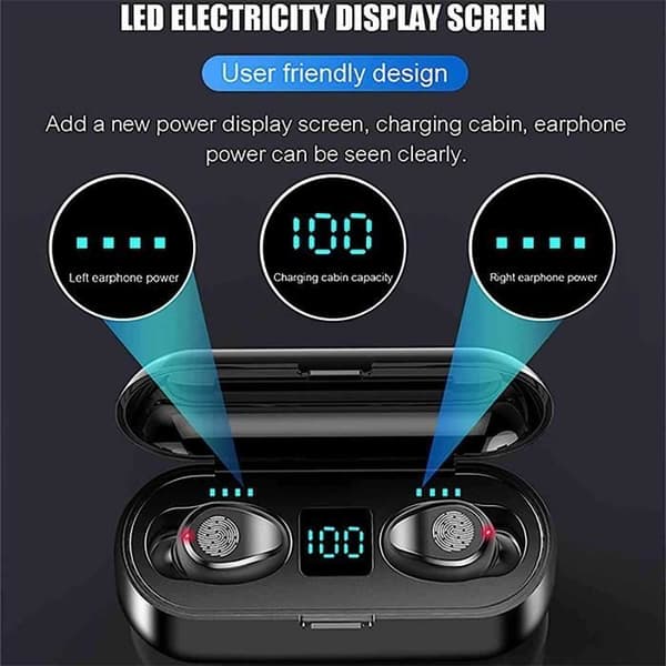 F9 - Tws Wireless Bluetooth 5.0-hörlurar, Sport[p1530]