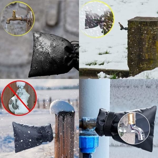 Utomhuskranlock - 2ST - Vattentät - Isolerad överdrag - Vinter skydd