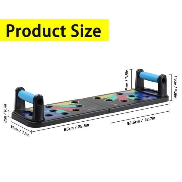 Push-Up-platta - TEMPSA - E96846 - Fällbar - Miljövänlig ABS - Innovativt system