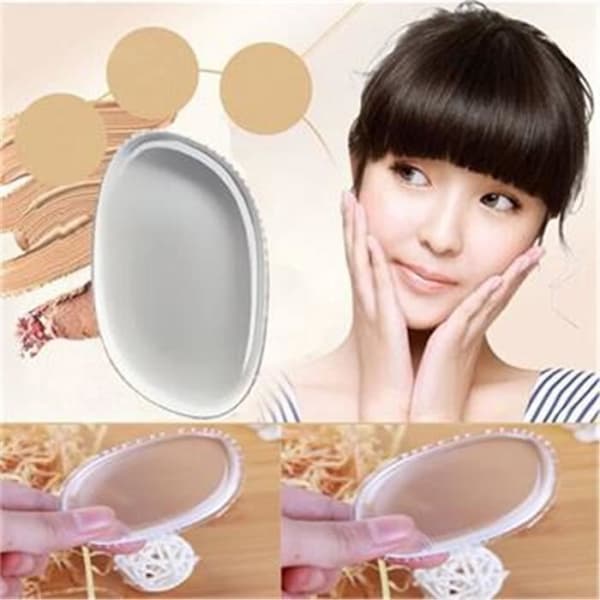 Makeupsvamp - Skönhet - Silikon - Foundation-applikator - Transparent - Bladform