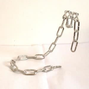 Flaskhållare - Kedja - Silver - Järn - 20 x 6 cm - Originalpresent