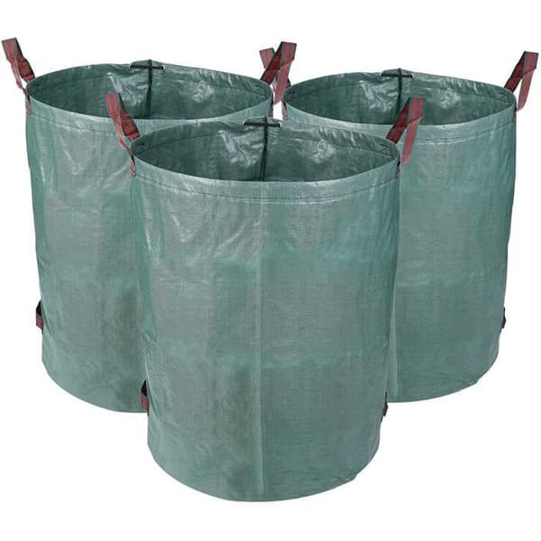 Trädgårdssäck - Orebart - 3-pack - 272 L - Hållbart Polypropylen - Fällbar