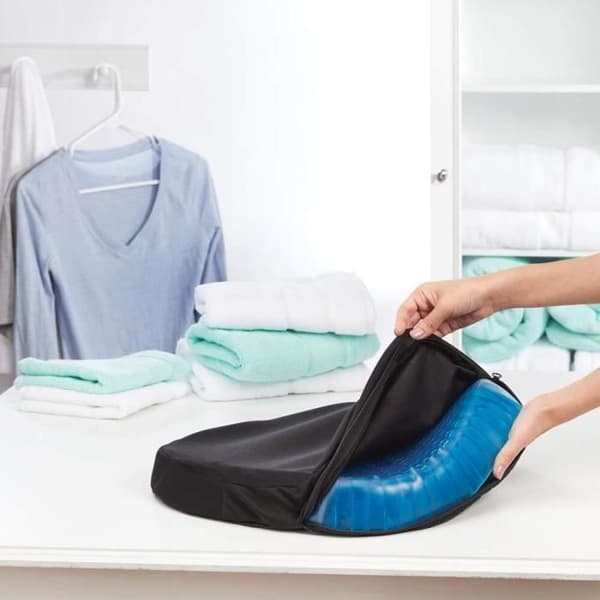Sæde pude - 751ABB2 - Elastisk gel - Massage - Hukommelse - Tryksår forebyggelse