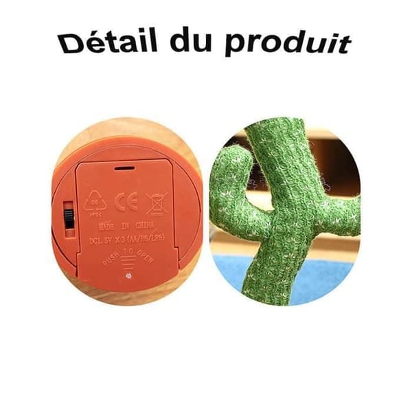 Babyleksak - XVX - Kaktus - Dansar och sjunger - 120 låtar - USB-laddning