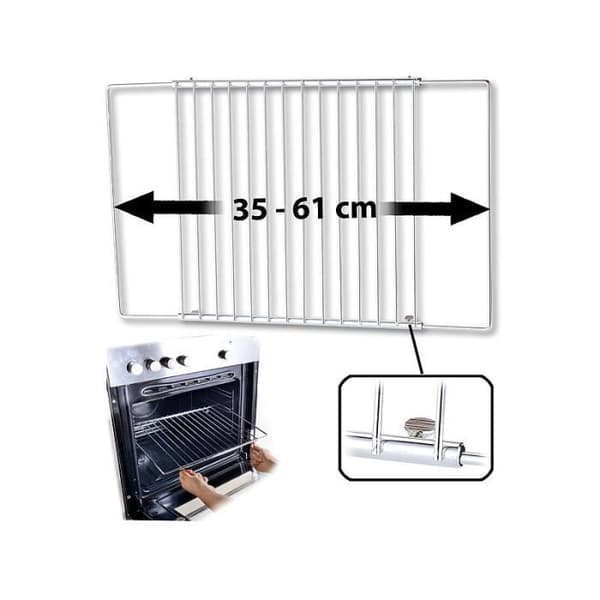 Universal tilpasselig ovngitter
