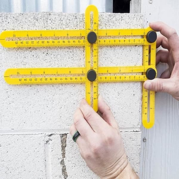 Mätningsverktyg - Angle-Izer - Multi-Angle - Gul - Vinkel- och nivåmätning - Mångsidig