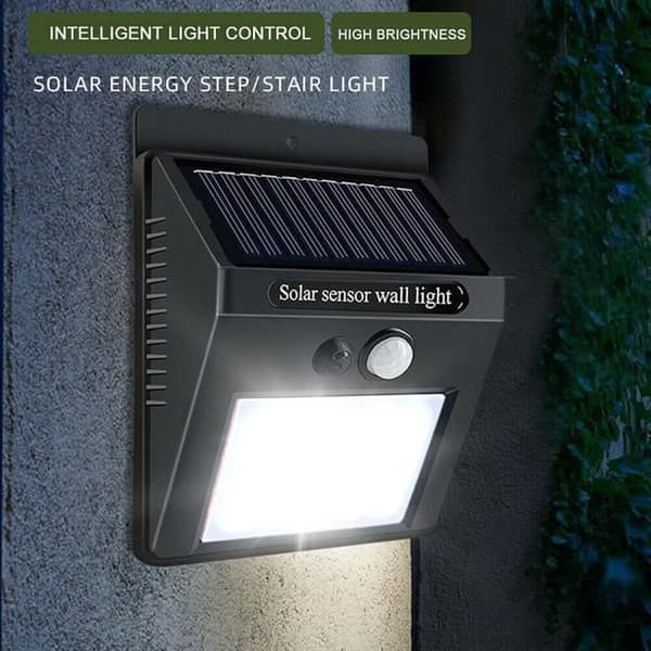 Udendørs Solarlamper - 30 LED - Solarbevægelsessensor - Sikkerhedsbelysning