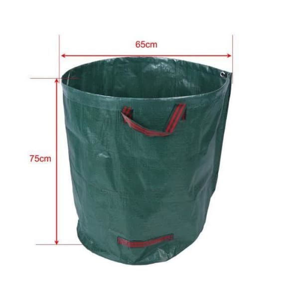 Trädgårdsavfallspåsar - YWEI - 270L - Fällbar - Hållbar - Pack 4