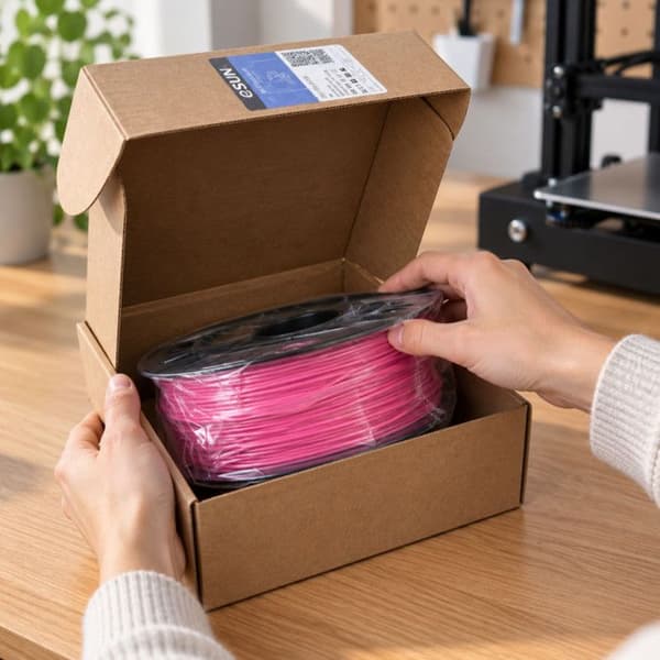 Filament PLA magenta 1,75 mm 1 kg til 3D-printer FDM og FFF – 190 til 230 °C