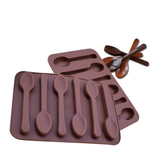 Silikoneform - 2 stk - Chokolade - Slik - Gelé - Bagetilbehør
