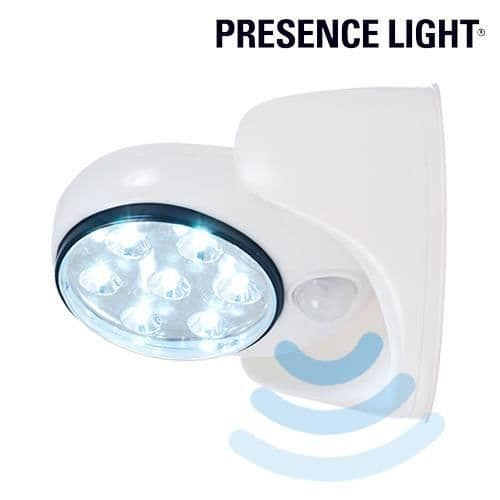 Lampe - Tilstedeværelseslys - med Bevægelsessensor - Hvid