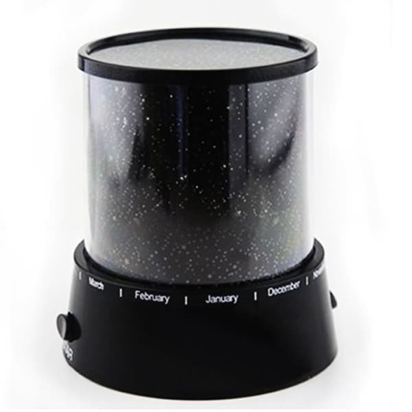 Nattelys Star - Cosmos Master - LED - Sort - Romantisk - Julegave
