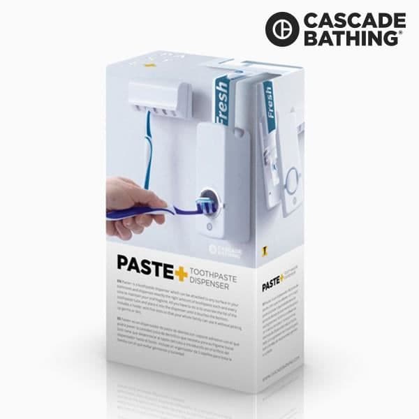 Tandkrämsdispenser - Paste+ - Vit - Plast - Badrumstillbehör