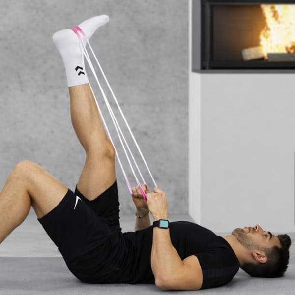 "Elastisk Forlængersnor i 8 - XAEQUO - Modstand 10 kg - TPE - Moderne Design - Multisport"