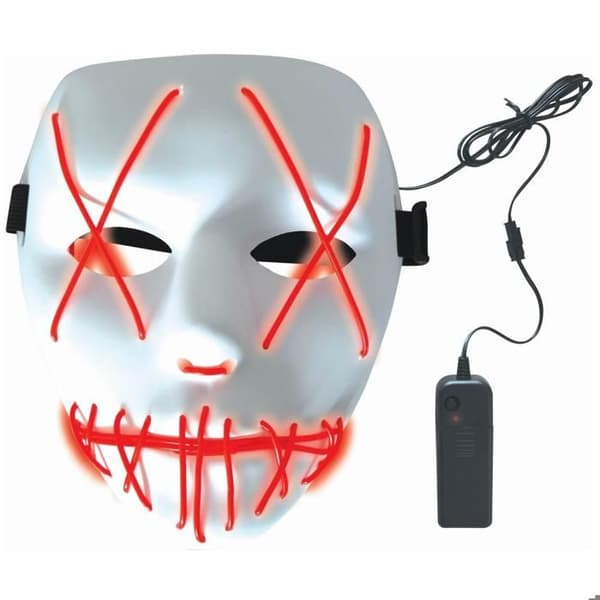 Psyko Ljusröd Mask