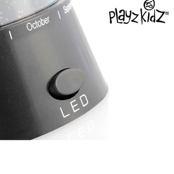 LED natlampe med stjernehimmel projektion
