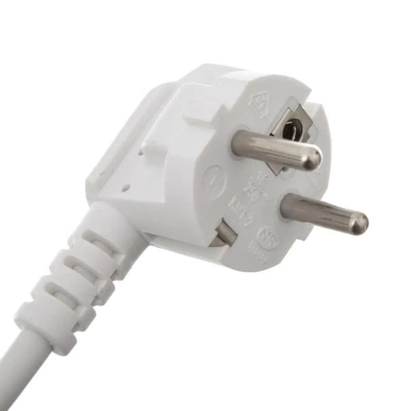 Stikdåse "4 Stik" 24cm Hvid
