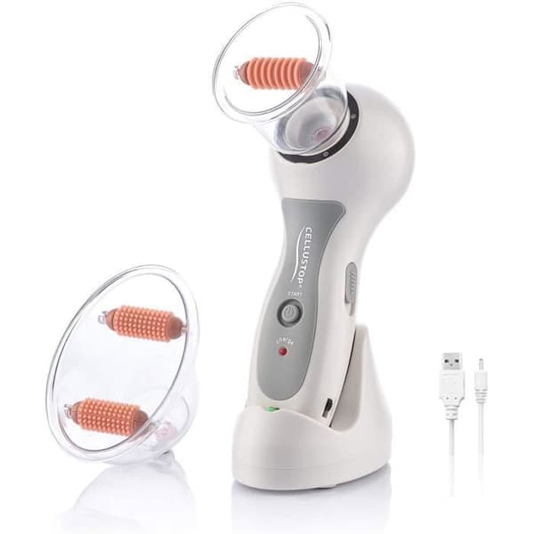 Anti-cellulite vakuumterapi apparat - CELLUSTOP - USB - Hvid - Voksen - Kvinde