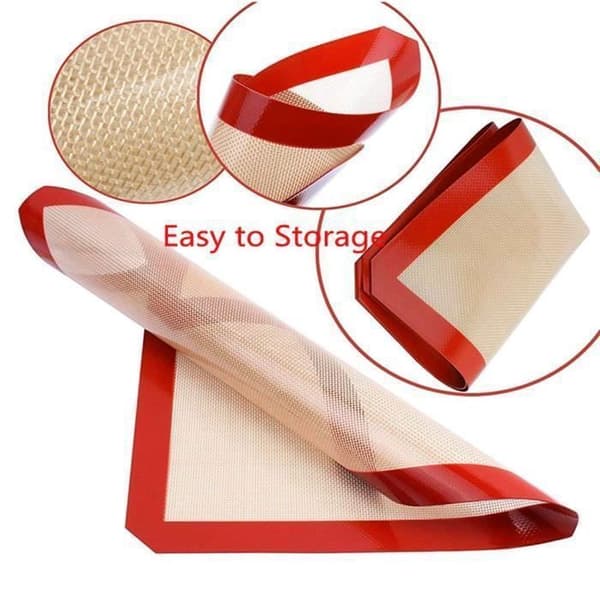 Silicone bageplade - 40x30cm - Non-stick - Genanvendelig - Sæt af 2