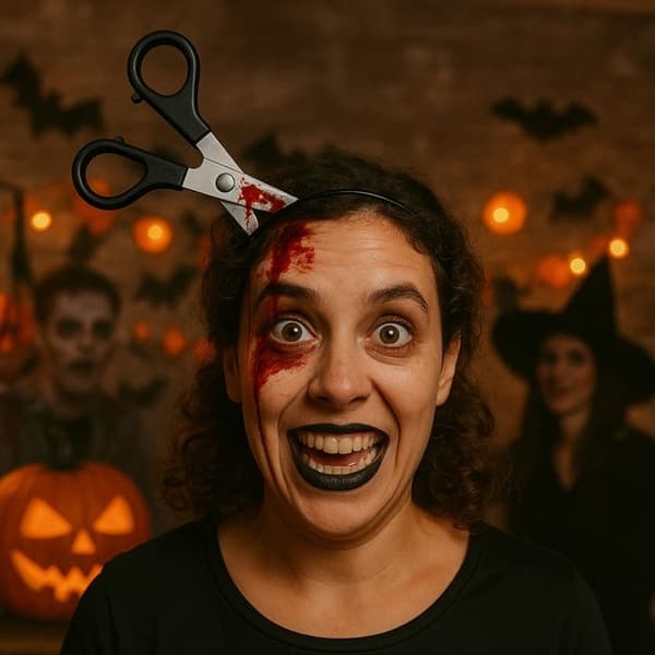 Hårbånd Saks Halloween – Kostume Tilbehør