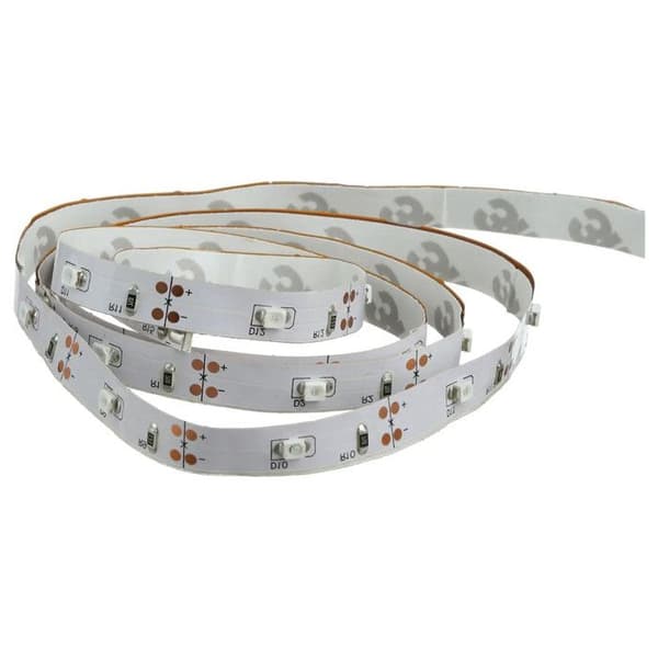 Batteridriven LED-list 1m Kallvit