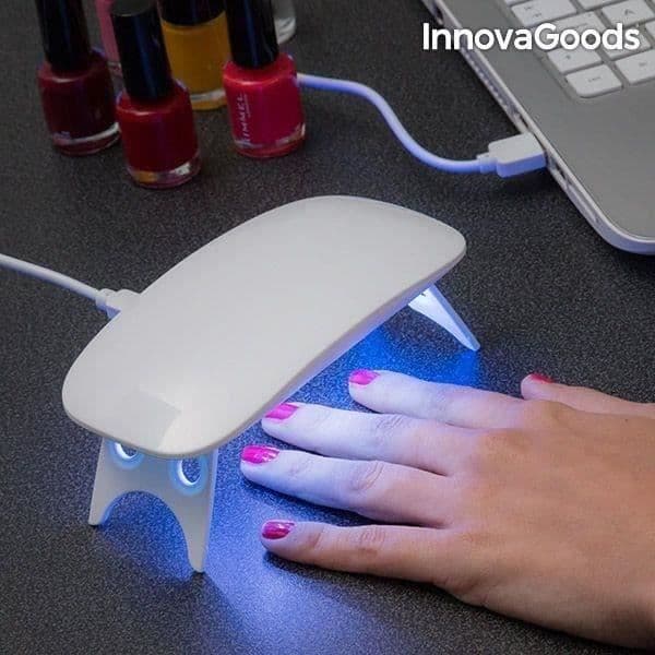 Mini LED UV lampe til negle InnovaGoods