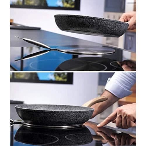 24 cm Adapterplade til Induktionskogeplade - Genius Ideas - Sølv - Rustfrit Stål - Varmefordeler