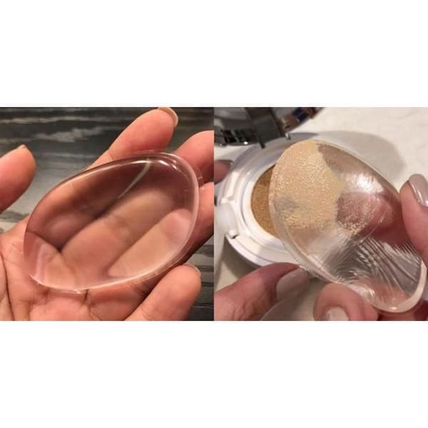 Makeupsvamp - Silisponge - Transparent - Silikon - Icke porös