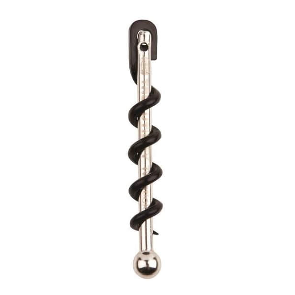 Korkprop - Twistick - Sammenklappelig model - Rustfrit stål - Sort - 6.6 x 9 cm