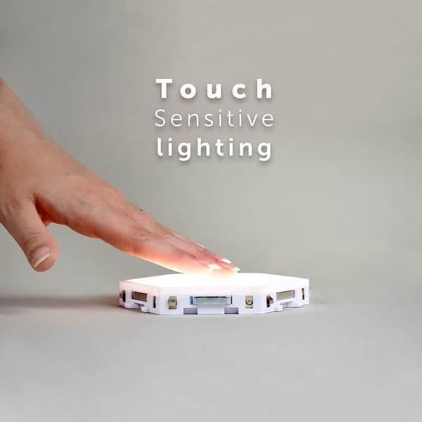 LED-lampe - Modulerbar - Berøringsfølsom - Hexagonal - Energibesparende - Indretning