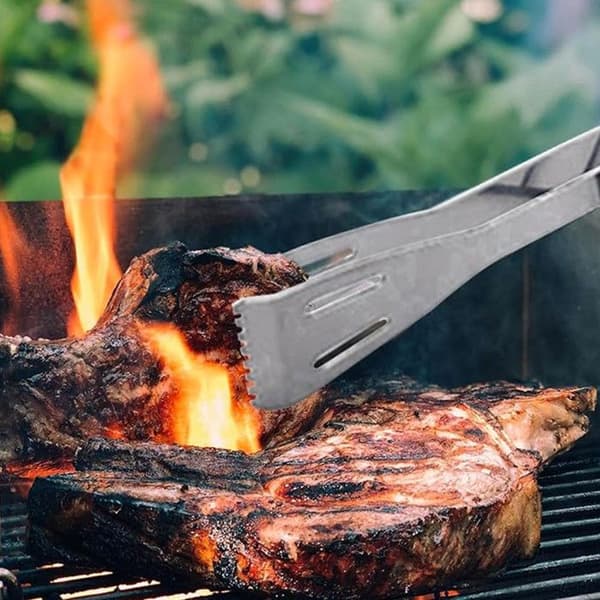 Køkkenklemme i rustfrit stål til grill og plancha