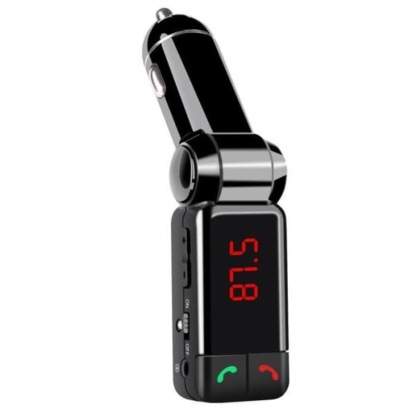 LCD bil Bluetooth MP3 Kit FM transmitter USB oplader håndfri til iPhone WSJ50428161A_1909