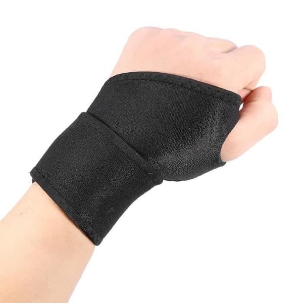 Handledsstöd - HILILAND - SBR-elastisk - Andningsbar - Multisport - Svart