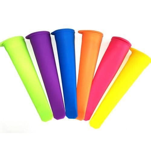 3PCS Silikone isterningform Push Up Is-sandwich Popsicle Form (tilfældig farve)