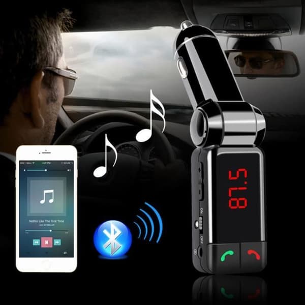 Trådløs musikafspiller LCD bil Bluetooth FM transmitter Kit MP3, Bluetooth FM transmitter til bil
