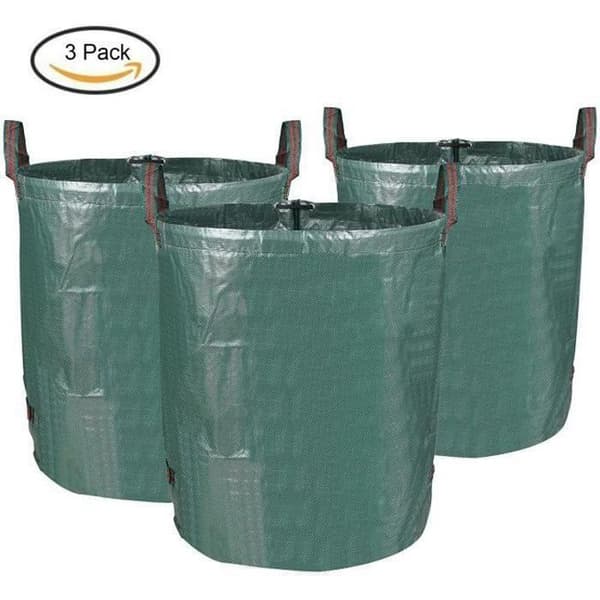 Havepose i solid PE YWEI AK10314-3 x 272L - Selvstående og sammenfoldelig - Genanvendelig