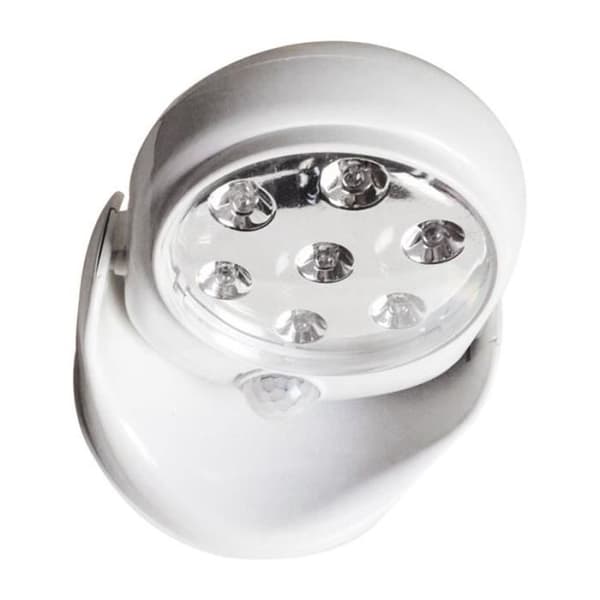 LED-lampe - 360° bevægelsessensor - Trådløs - Have - Hvid