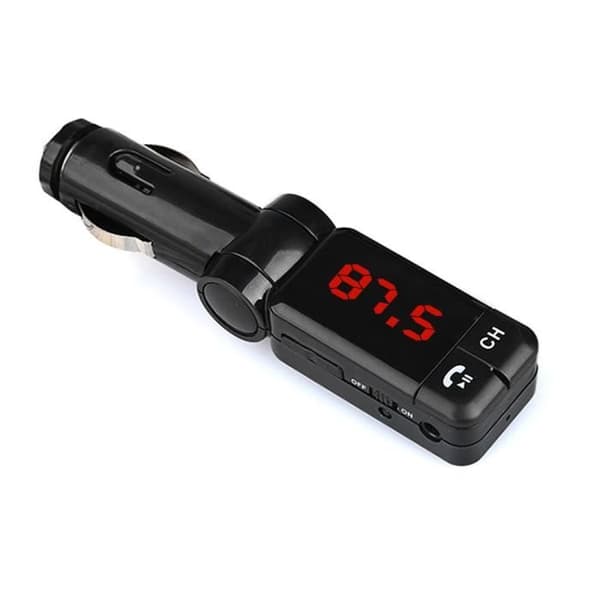 Glamour LCD Bluetooth bil FM transmitter MP3 USB oplader håndfri til iPhone