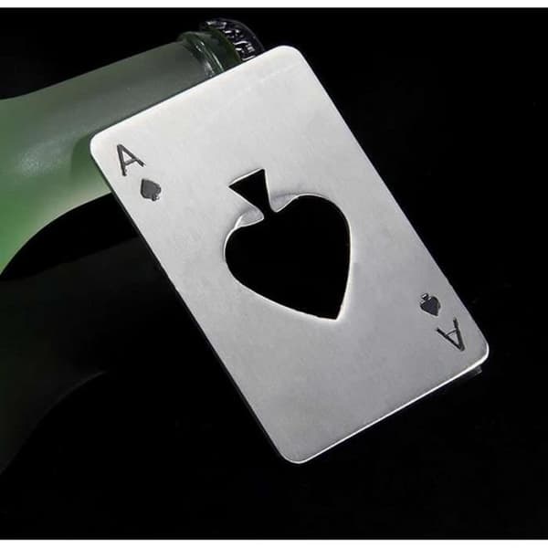 Flaskeåbner - Maté - Smart Card - Rustfrit stål - Kompakt - Sølv