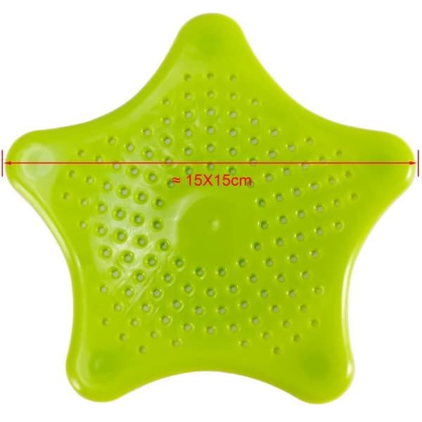 Siivilä Suodatin - 15cm - 2 kpl - Joustava - Vihreä väri