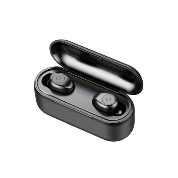 F9 Wireless Bluetooth 5.0 hörlurar - Svart - Öronsnäcka - Volymjustering