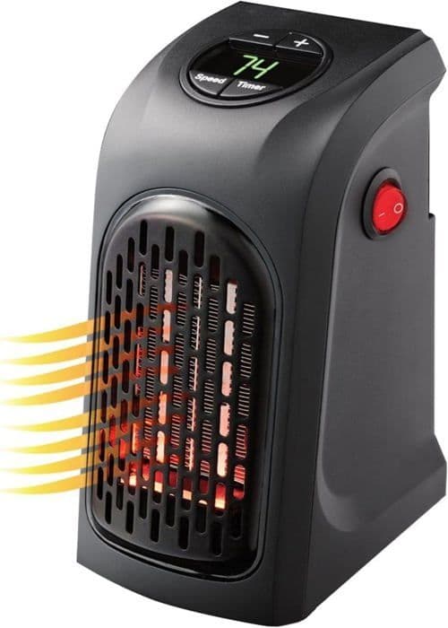 Mobil Elradiator - CELLUSTOP - 400 W - Kompakt - Programmerbar Timer - LCD